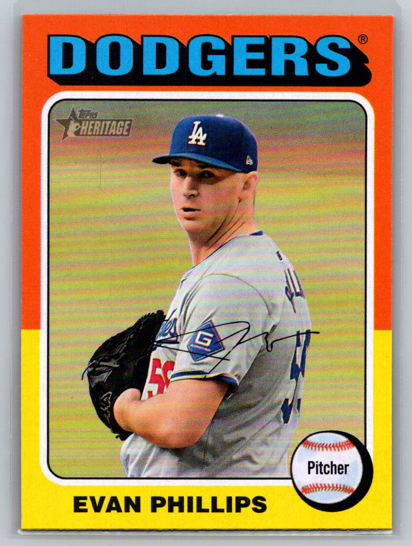 2024 Topps Heritage #516 Evan Phillips Los Angeles Dodgers