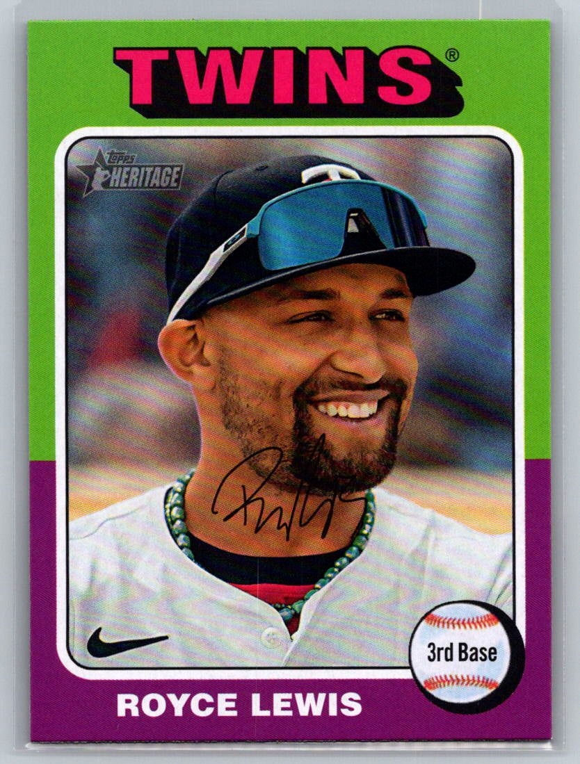 2024 Topps Heritage #577 Royce Lewis Minnesota Twins