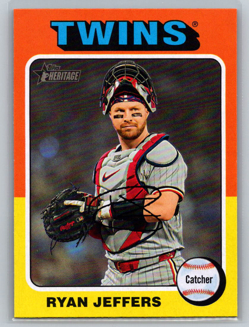 2024 Topps Heritage #635 Ryan Jeffers Minnesota Twins