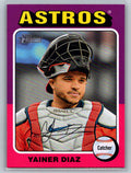 2024 Topps Heritage #512 Yainer Diaz Houston Astros