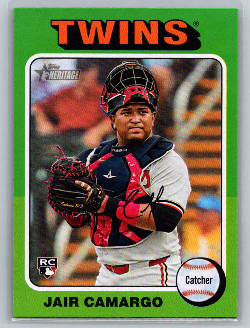 2024 Topps Heritage #633 Jair Camargo Minnesota Twins