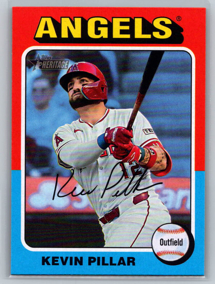 2024 Topps Heritage #561 Kevin Pillar Los Angeles Angels