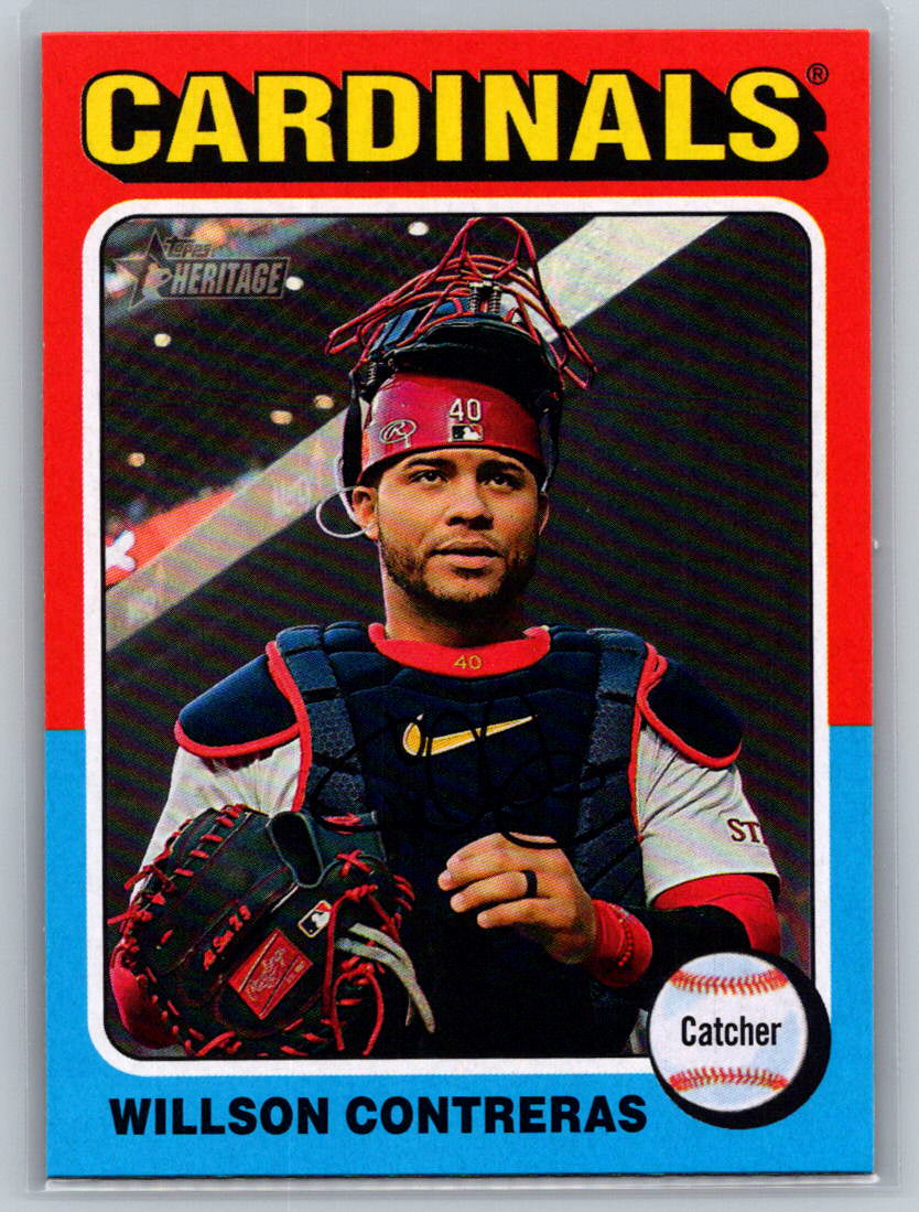 2024 Topps Heritage #520 Willson Contreras St. Louis Cardinals