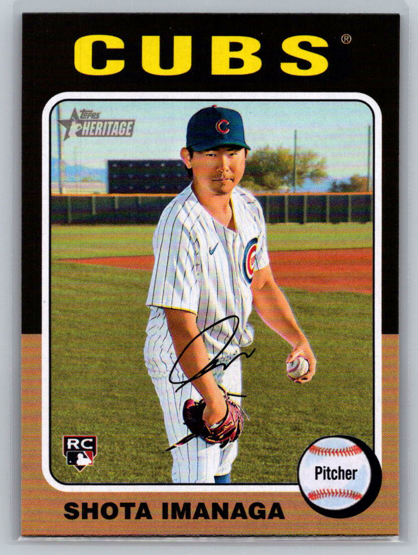 2024 Topps Heritage #564 Shota Imanaga Chicago Cubs