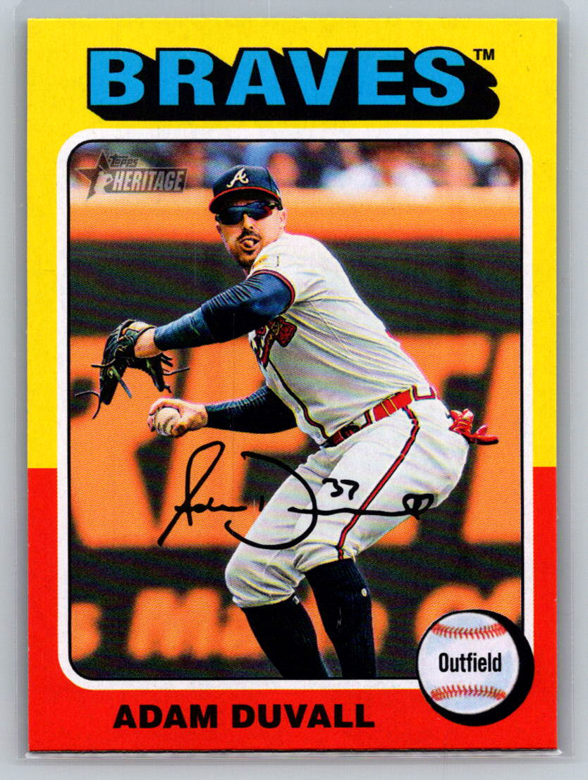 2024 Topps Heritage #576 Adam Duvall Atlanta Braves