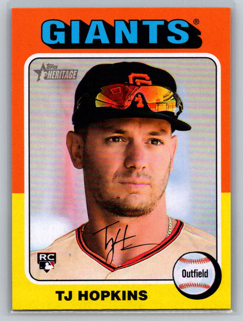 2024 Topps Heritage #628 TJ Hopkins San Francisco Giants