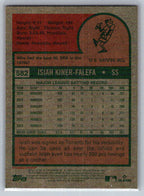 2024 Topps Heritage #582 Isiah Kiner-Falefa Pittsburgh Pirates