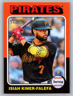 2024 Topps Heritage #582 Isiah Kiner-Falefa Pittsburgh Pirates
