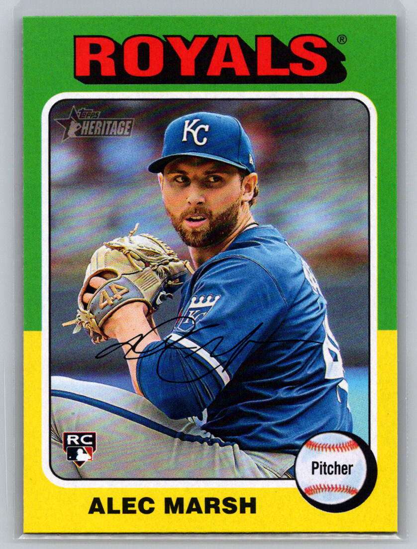 2024 Topps Heritage #683 Alec Marsh Kansas City Royals