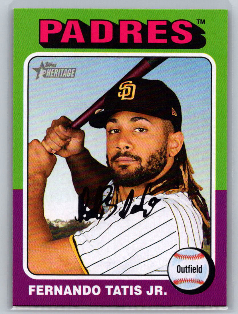 2024 Topps Heritage #505 Fernando Tatis Jr. San Diego Padres