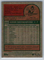 2024 Topps Heritage #660 Jackson Rutledge Washington Nationals