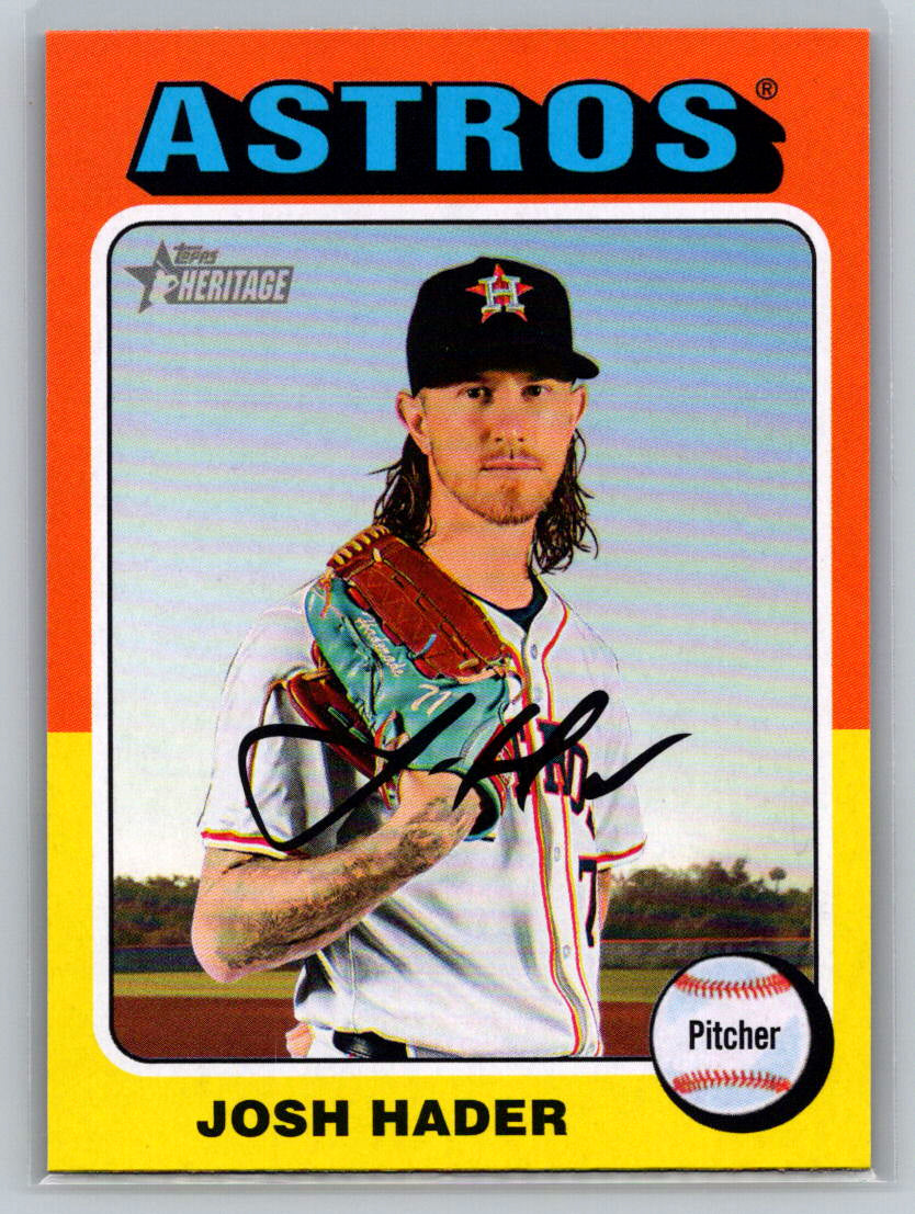 2024 Topps Heritage #501 Josh Hader Houston Astros