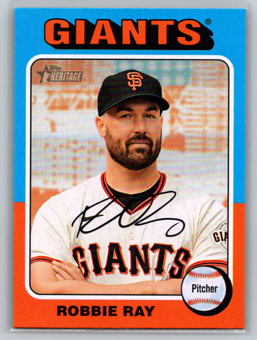 2024 Topps Heritage #585 Robbie Ray San Francisco Giants