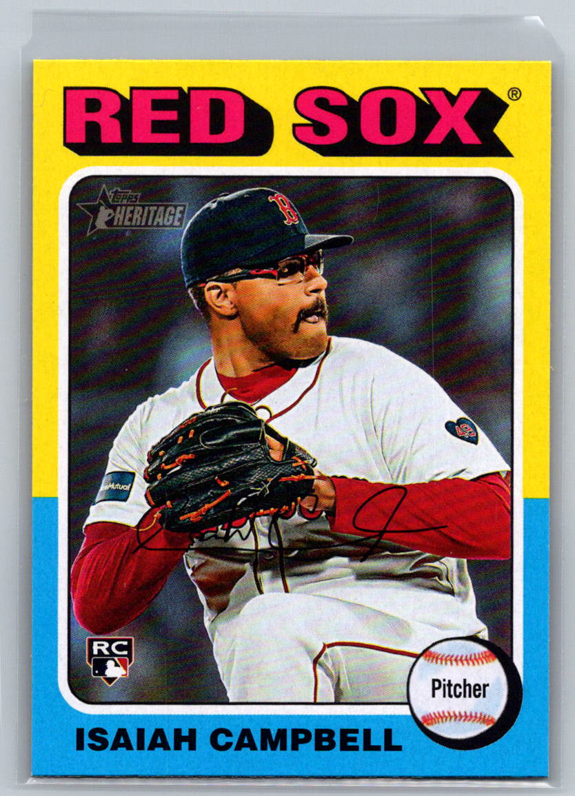 2024 Topps Heritage #645 Isaiah Campbell Boston Red Sox