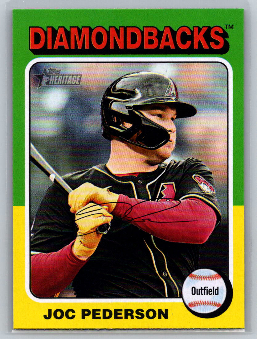 2024 Topps Heritage #595 Joc Pederson Arizona Diamondbacks