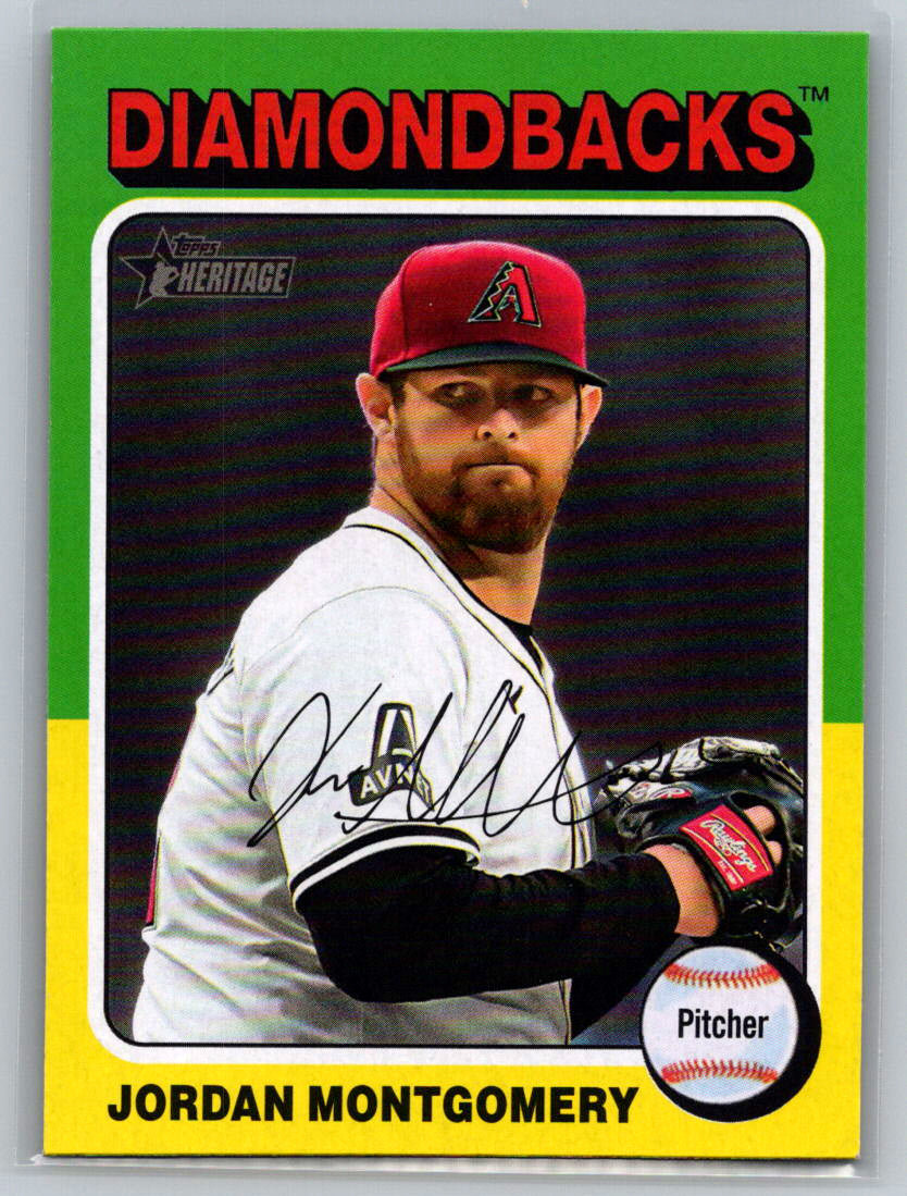2024 Topps Heritage #574 Jordan Montgomery Arizona Diamondbacks