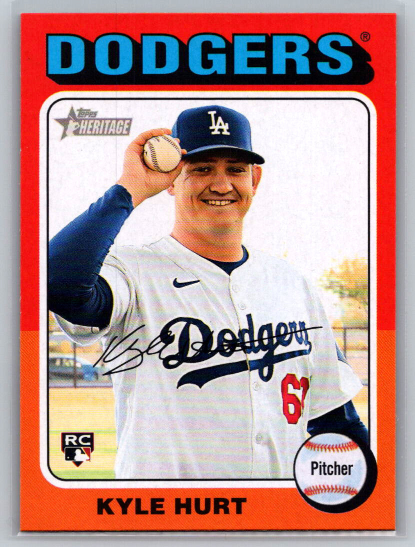 2024 Topps Heritage #609 Kyle Hurt Los Angeles Dodgers