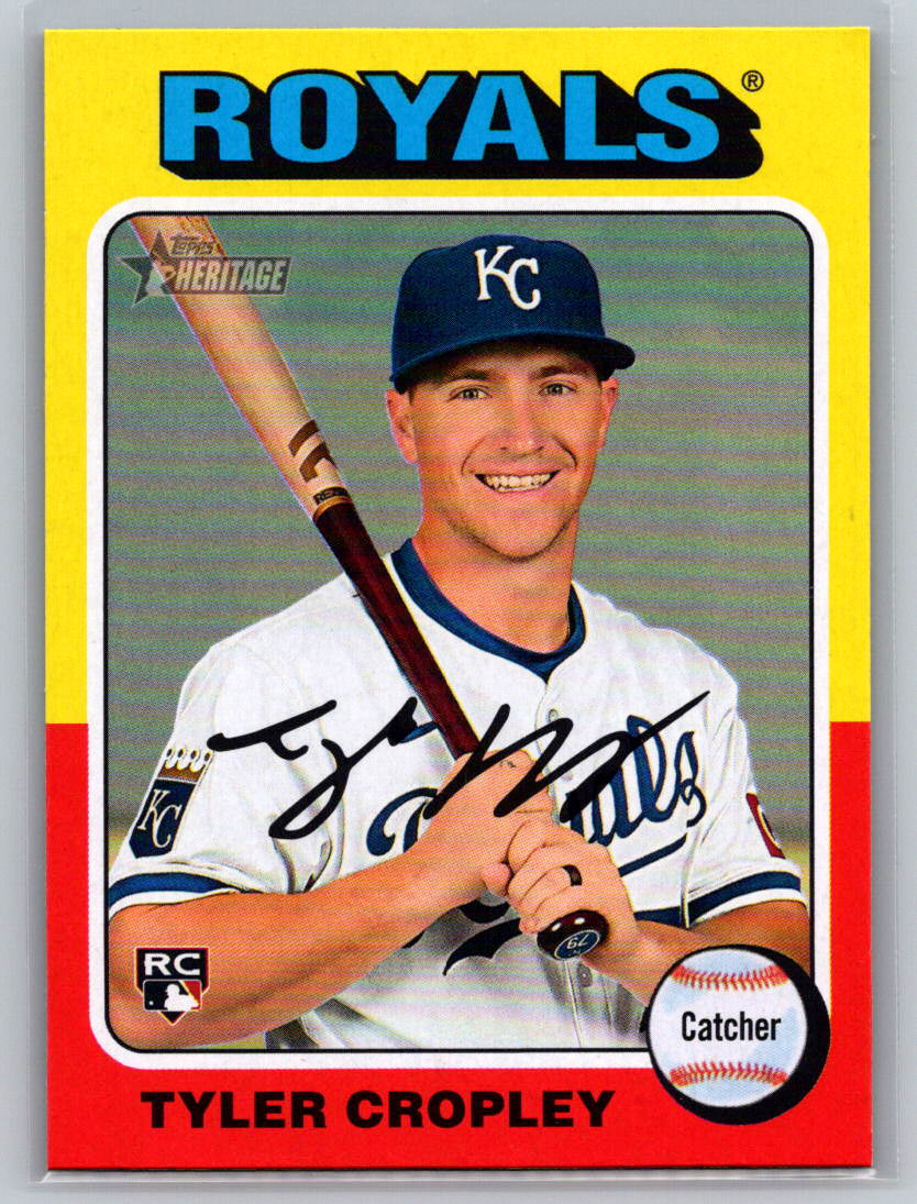 2024 Topps Heritage #630 Tyler Cropley Kansas City Royals