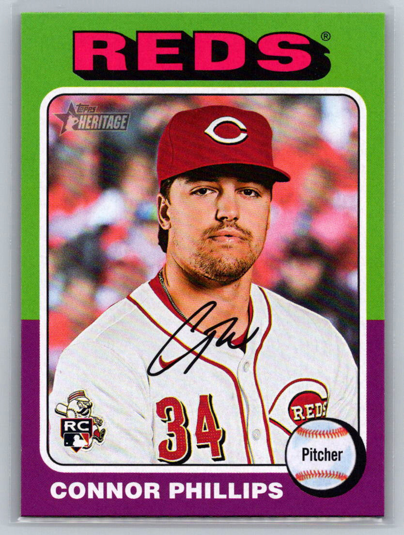 2024 Topps Heritage #674 Connor Phillips Cincinnati Reds