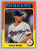 2024 Topps Heritage #652 Cole Winn Texas Rangers