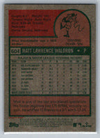 2024 Topps Heritage #604 Matt Waldron San Diego Padres