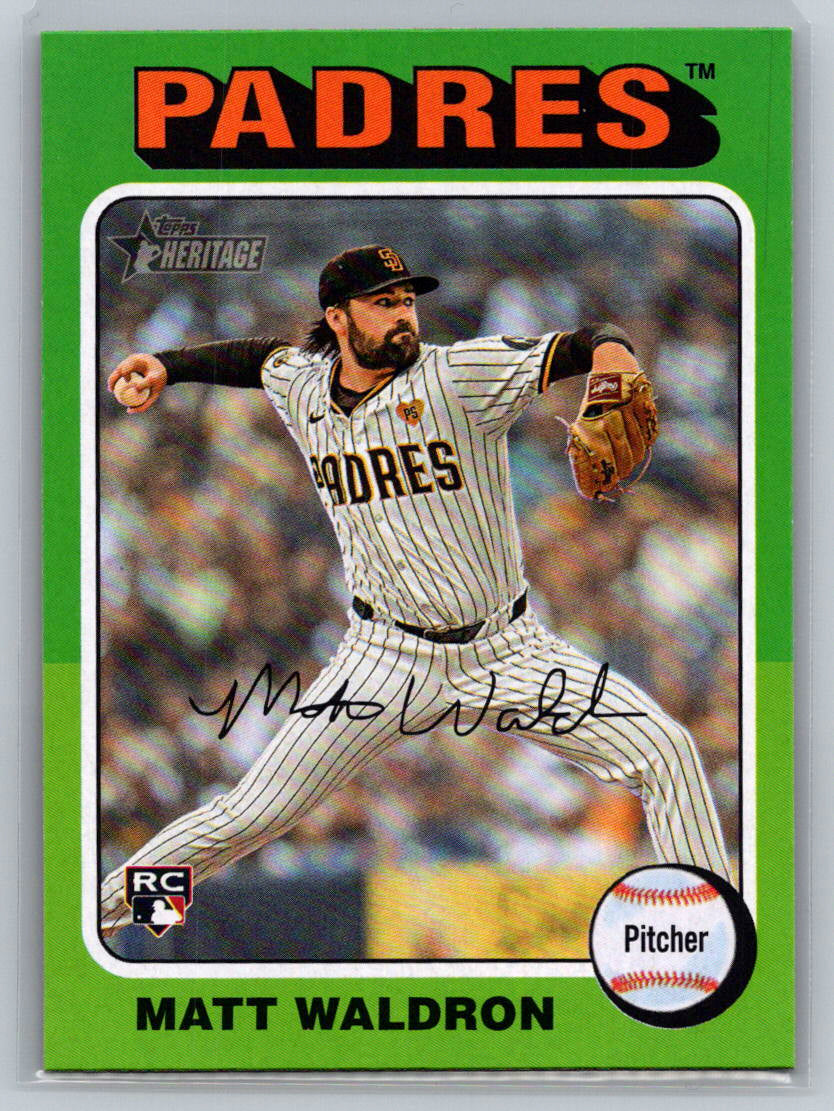 2024 Topps Heritage #604 Matt Waldron San Diego Padres