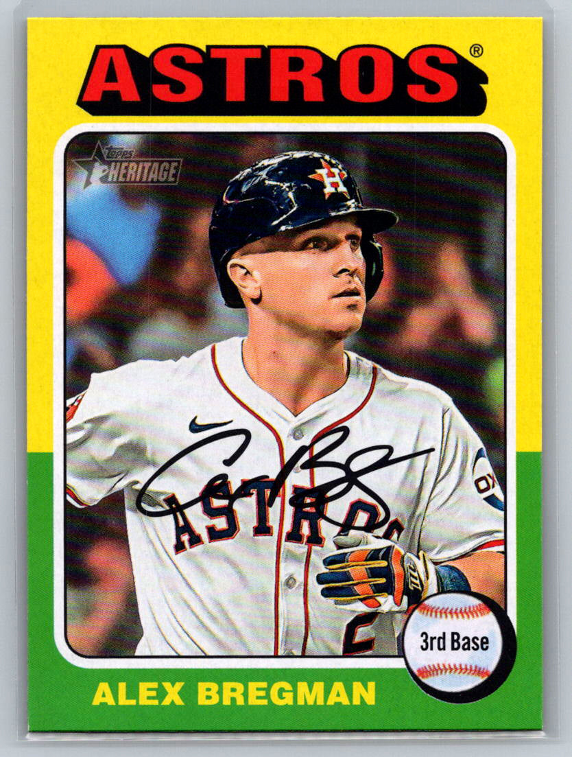 2024 Topps Heritage #571 Alex Bregman Houston Astros
