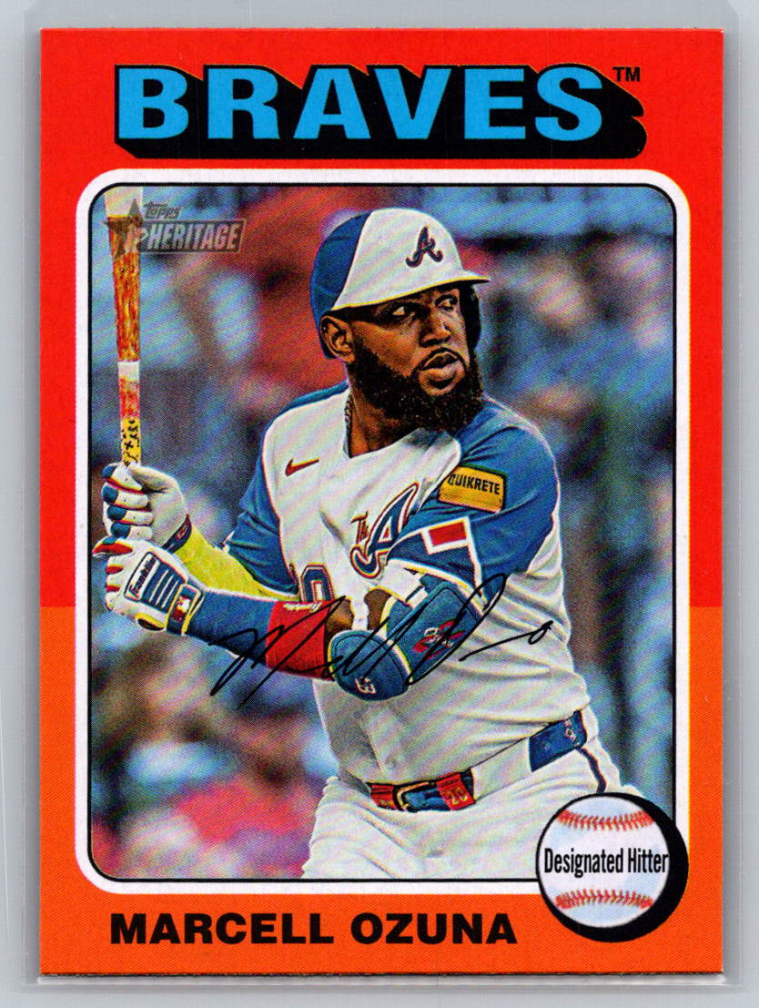 2024 Topps Heritage #568 Marcell Ozuna Atlanta Braves