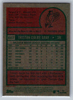 2024 Topps Heritage #607 Tristan Gray Tampa Bay Rays