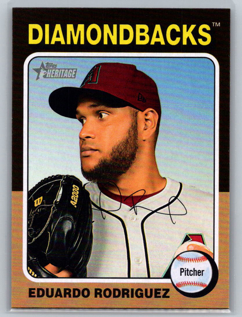 2024 Topps Heritage #580 Eduardo Rodriguez Arizona Diamondbacks