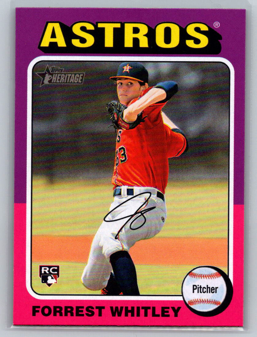 2024 Topps Heritage #636 Forrest Whitley Houston Astros