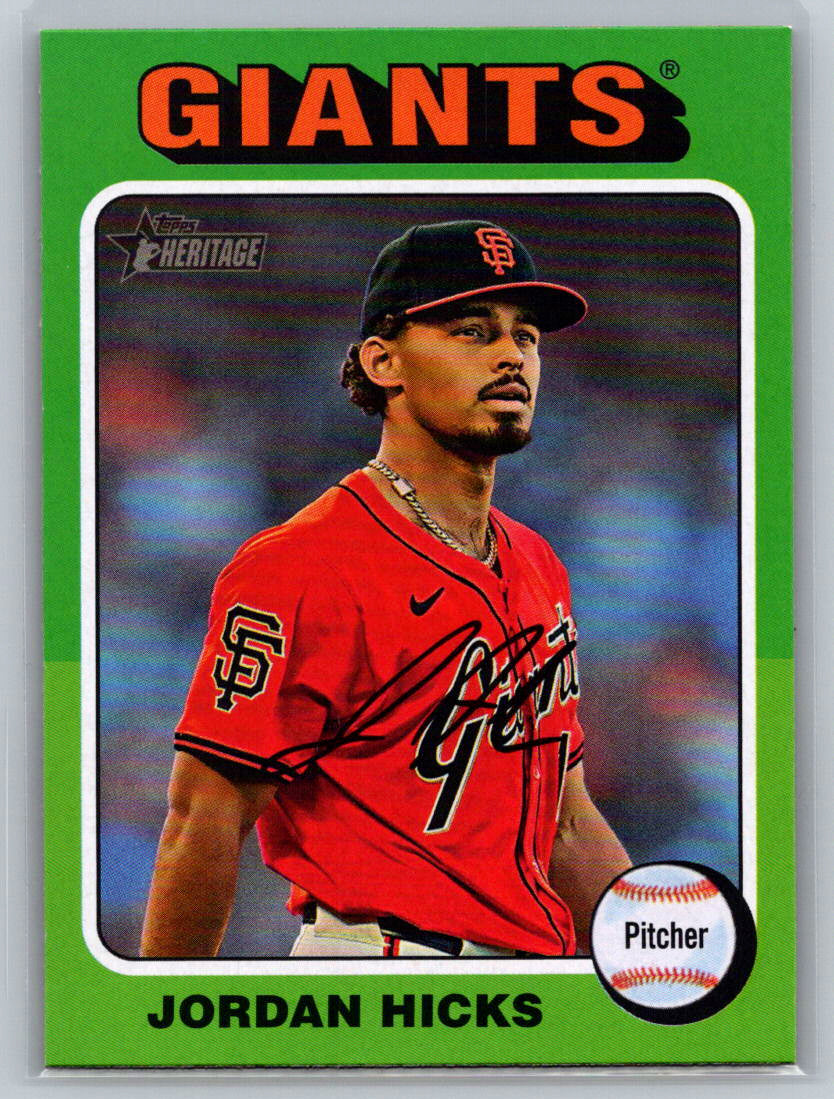 2024 Topps Heritage #525 Jordan Hicks San Francisco Giants
