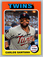2024 Topps Heritage #663 Carlos Santana Minnesota Twins