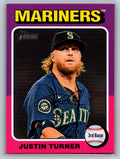 2024 Topps Heritage #586 Justin Turner Seattle Mariners