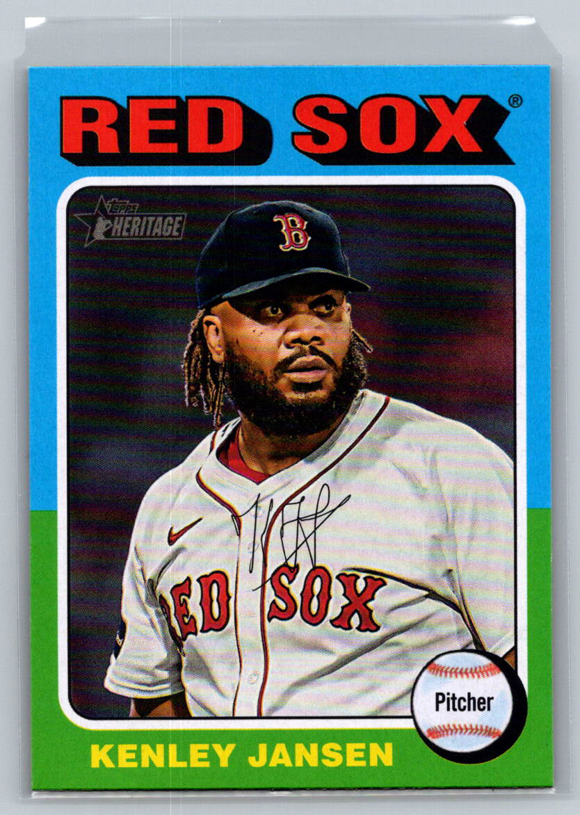 2024 Topps Heritage #566 Kenley Jansen Boston Red Sox