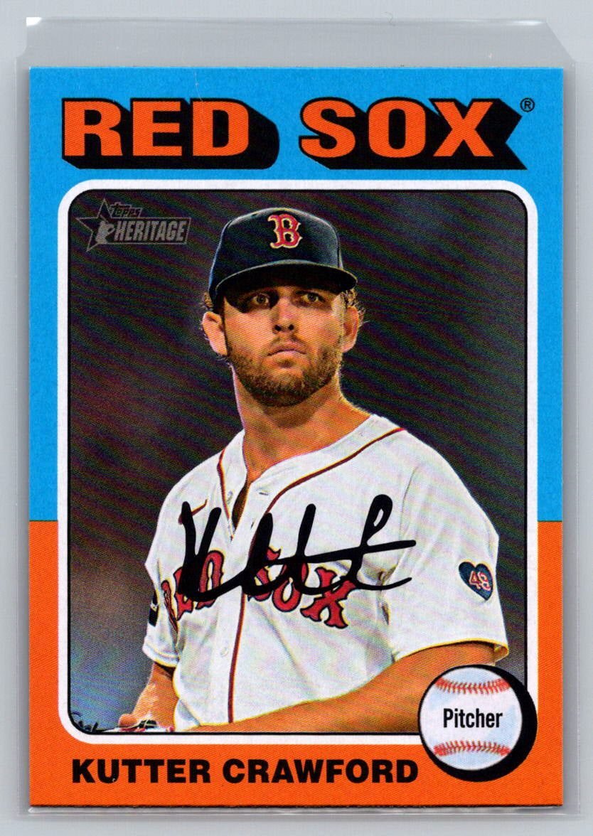 2024 Topps Heritage #631 Kutter Crawford Boston Red Sox