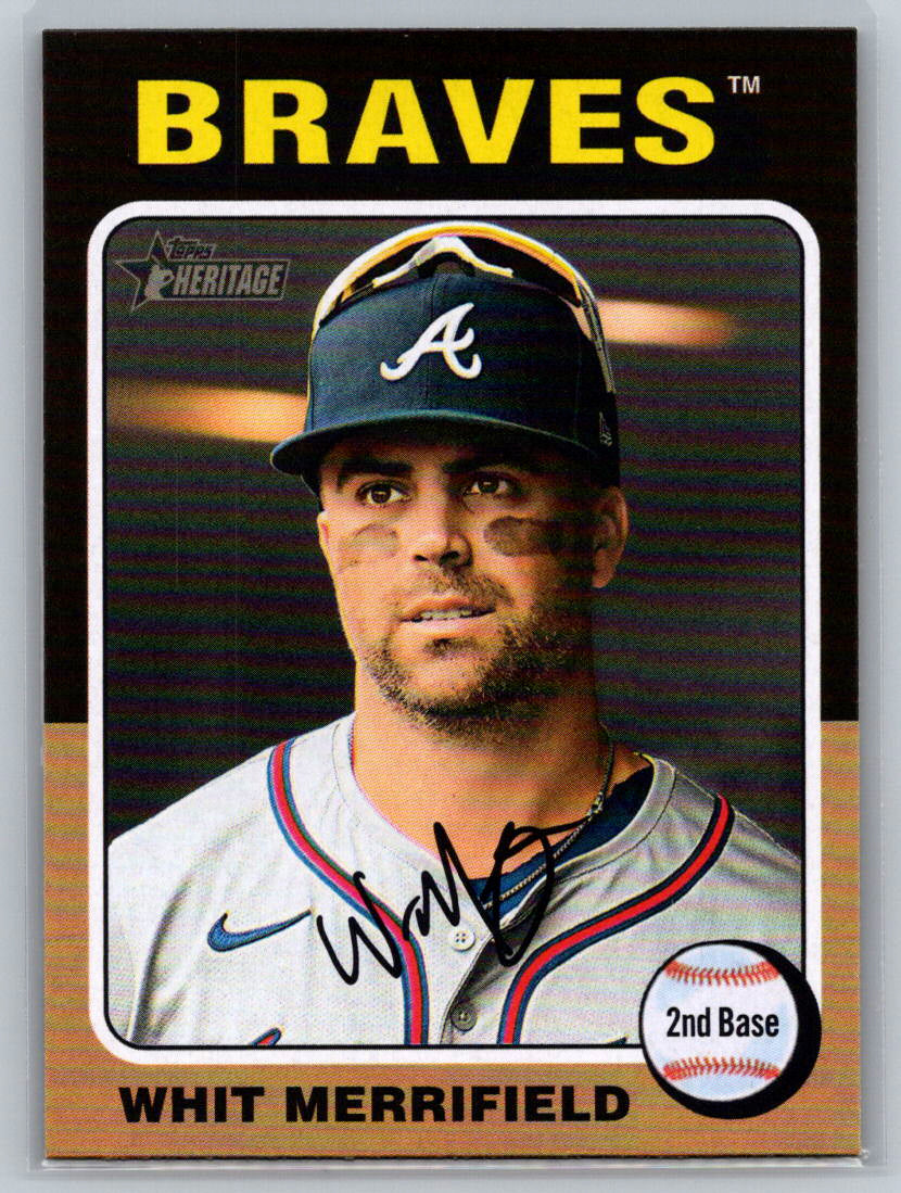 2024 Topps Heritage #597 Whit Merrifield Atlanta Braves