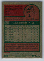 2024 Topps Heritage #649 Austin Martin Minnesota Twins