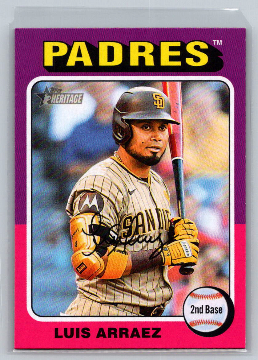 2024 Topps Heritage #672 Luis Arraez San Diego Padres