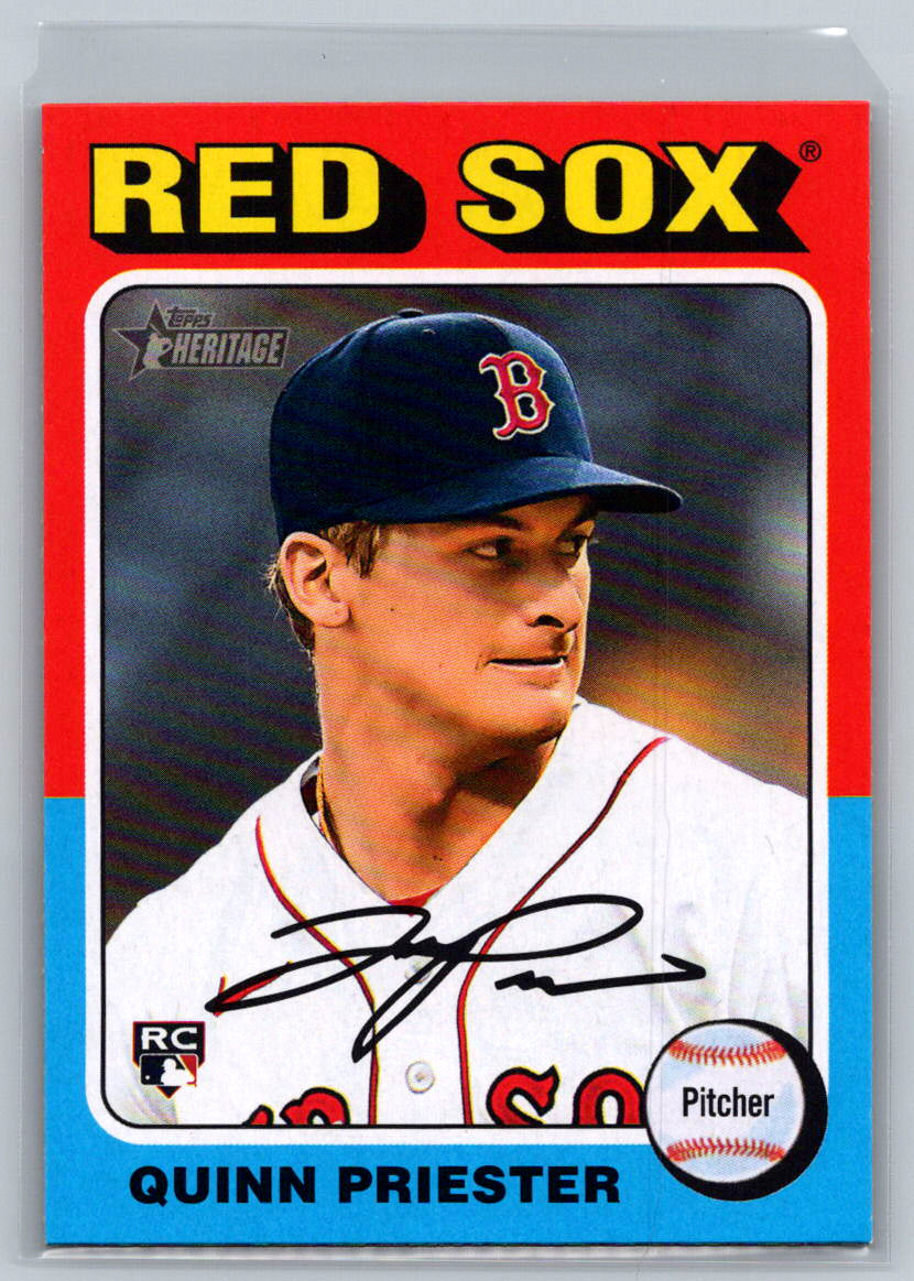 2024 Topps Heritage #579 Quinn Priester Boston Red Sox