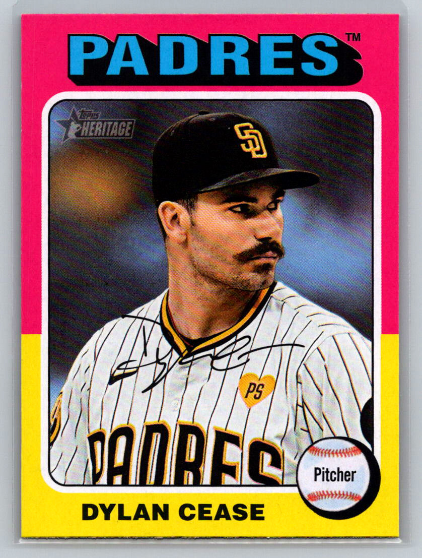 2024 Topps Heritage #547 Dylan Cease San Diego Padres