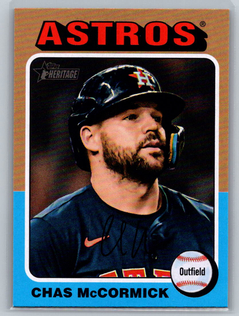 2024 Topps Heritage #541 Chas McCormick Houston Astros