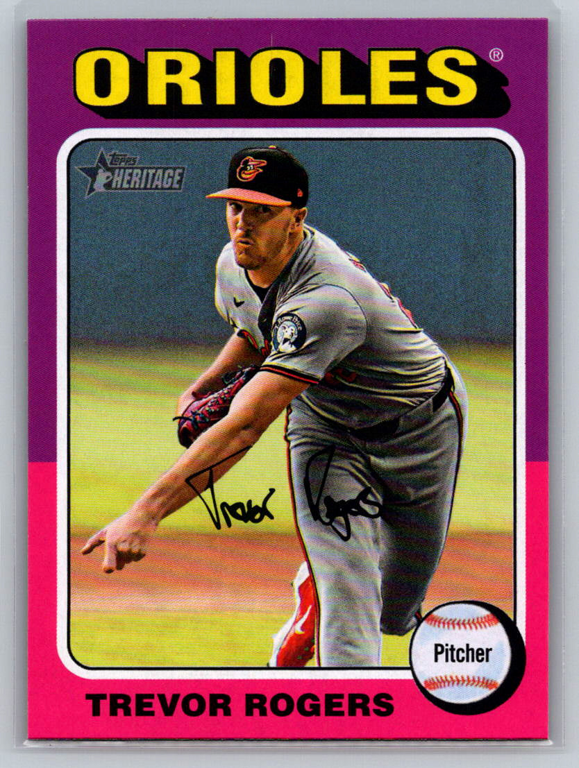 2024 Topps Heritage #555 Trevor Rogers Baltimore Orioles