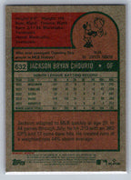 2024 Topps Heritage #632 Jackson Chourio Milwaukee Brewers