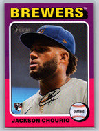 2024 Topps Heritage #632 Jackson Chourio Milwaukee Brewers