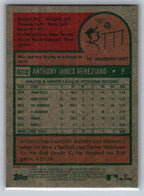 2024 Topps Heritage #602 Anthony Veneziano Kansas City Royals