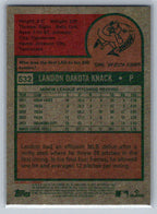 2024 Topps Heritage #532 Landon Knack Los Angeles Dodgers