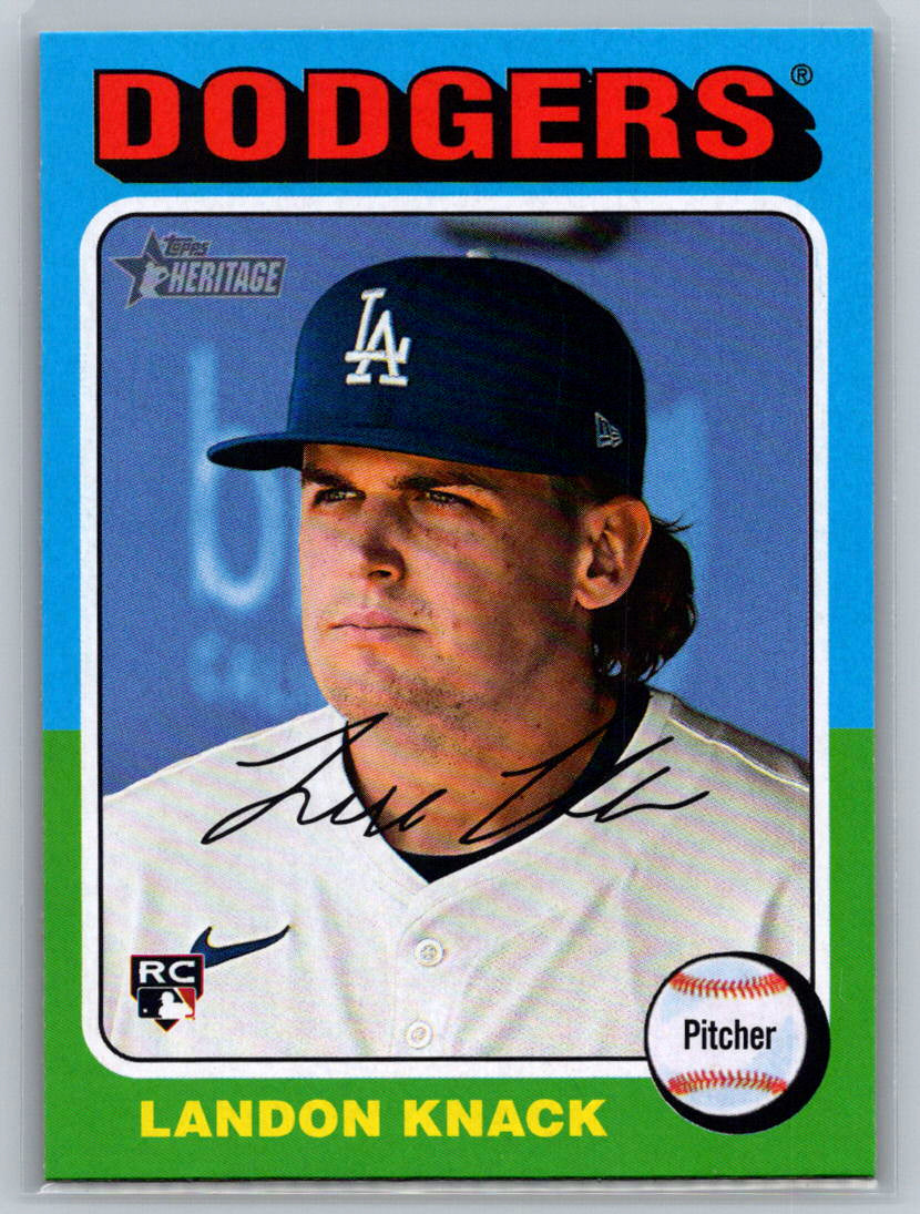 2024 Topps Heritage #532 Landon Knack Los Angeles Dodgers