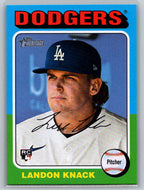 2024 Topps Heritage #532 Landon Knack Los Angeles Dodgers