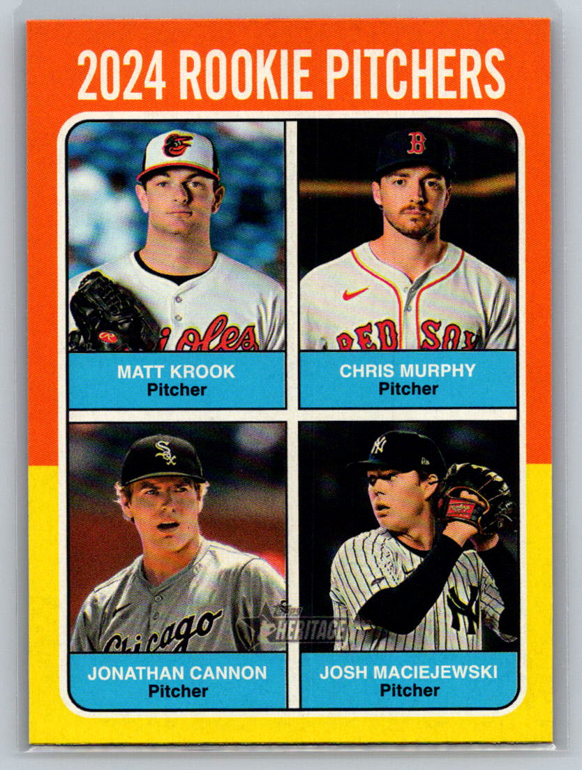 2024 Topps Heritage #616 2024 Rookie Pitchers